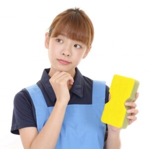 清掃できていない